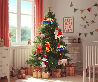 Christmas tree with decorations
